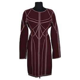 Bordeaux Kleid - Herve Leger