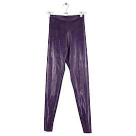 Leggings roxos - Yves Saint Laurent