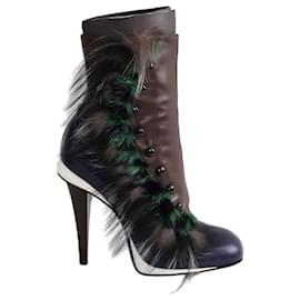 Braune Stiefel - Fendi