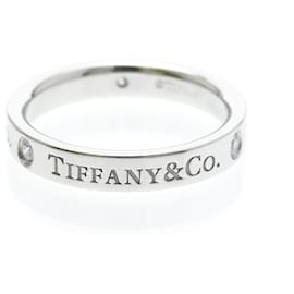 Tiffany Flat Band Ring with 3 Diamonds - Tiffany & Co