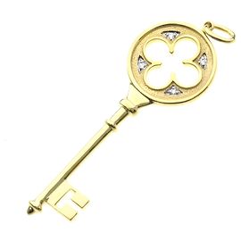Tiffany & Co Tiffany Clover Key Anhänger in Gelbgold