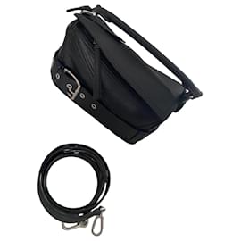 Loewe Bolsa Puzzle Biker em couro preto