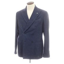 Autre Marque Chaqueta casual de lana y poliéster de doble botonadura L.B.M.1911