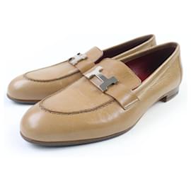 Mocassins de couro Hermes Constance - Hermès
