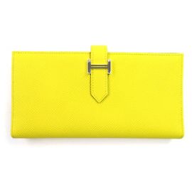 Hermès Hermes Beansufla Geldbörse aus Epsom-Leder