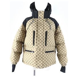 Chaqueta 2way en lona GG Down Gucci