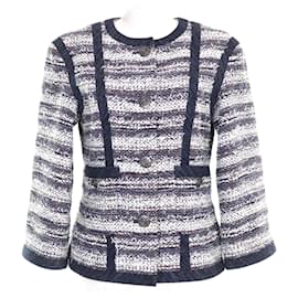 Chaqueta Chanel P45580V33648 de algodón sin cuello