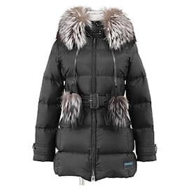 Doudoune en fourrure de renard Prada