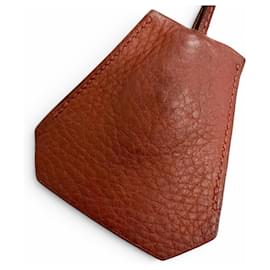 Hermès Red Leather Pendant