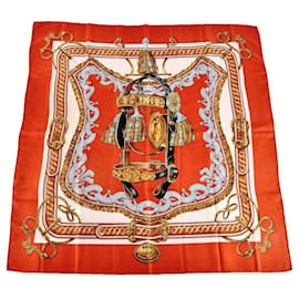 Carré Hermès Bride de Cour Foulard Seta Françoise de La Perrière