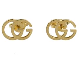 Orecchini a lobo GG Running in oro giallo 18K Gucci