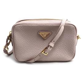 Mini borsa a tracolla in pelle Prada