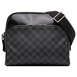 Louis Vuitton Black Damier Graphite Dayton Reporter PM