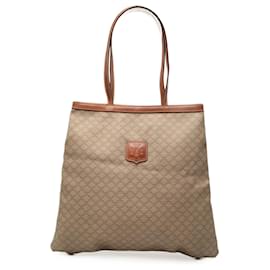 Céline Celine Tote aus beschichtetem Canvas Beige Macadam