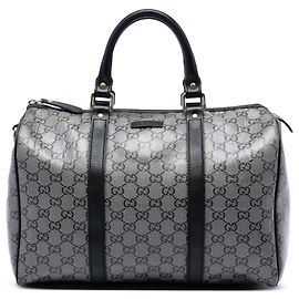 Borsa Boston GG Crystal Joy Gucci Grigio Medium