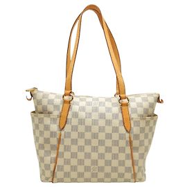 Louis Vuitton White Damier Azur Totally PM