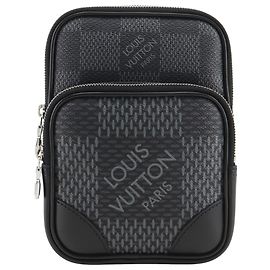 Sac bandoulière Louis Vuitton Black Damier Graphite 3D Amazone