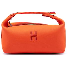 Custodia Hermès Orange Small Toile Bride A Brac