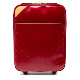 Louis Vuitton Rosso Monogram Vernis Pegase 45