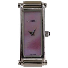 Gucci 1500L Armbanduhr aus Edelstahl
