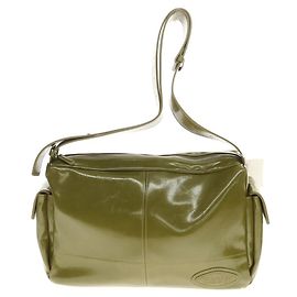 Autre Marque Bolso de hombro en cuero esmaltado BBYB
