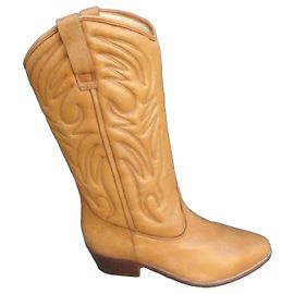 Stivali Cowboy in Pelle Pollini