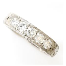 Platinring mit Diamant - Autre Marque