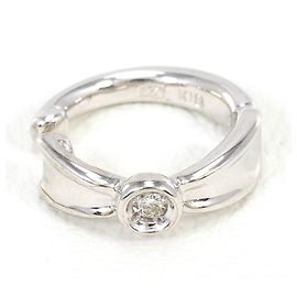 Autre Marque Earcuff in oro bianco 18K con diamante