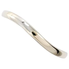 14K Weißgold-Ringband - Autre Marque
