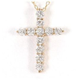 Autre Marque Collana in oro rosa 18K con diamante