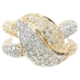 Autre Marque 14K Goldring mit Cubic Zirconia