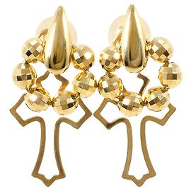 Autre Marque Orecchini a lobo in oro giallo 18K