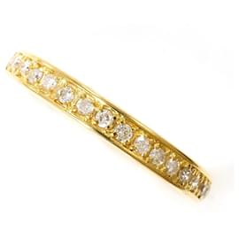 Autre Marque 18K Gelbgold-Ring mit Diamant