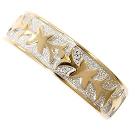 Autre Marque 10K Goldring in Weißgold und Gelbgold
