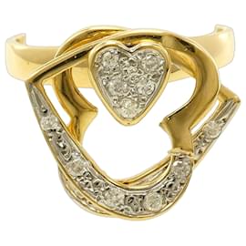 18K Goldring mit Diamant - Autre Marque