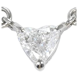Platinum Necklace with Diamond Pendant - Autre Marque