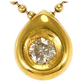 Autre Marque Collier en or jaune 24K K24 avec diamant