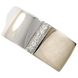 18K Weißgold Diamantring - Autre Marque
