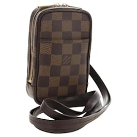 LOUIS VUITTON Damier Ebene Etui Okapi GM Pouch N61737 LV Auth 184569V