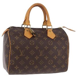 LOUIS VUITTON Borsa Monogram Speedy 25 M41528 LV Auth 184944SAV