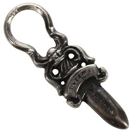 Pendente Ciondolo Daga Chrome Hearts Top Ag925 Silver Auth 184246M