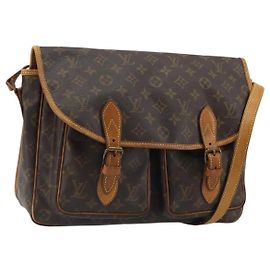 LOUIS VUITTON Borsa a Spalla Monogram Gibeciere MM M42247 LV Auth bs35565