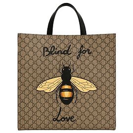 Gucci GG Supreme Blind for Love Bee Tote Bag