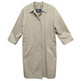 Burberry Impermeable Gabardina Beige Talla 48