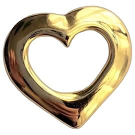 Yves Saint Laurent Broche Cœur Dorée
