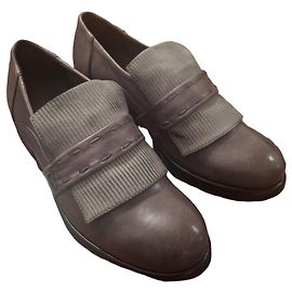 Autre Marque MANAS Leder-Loafer für Damen