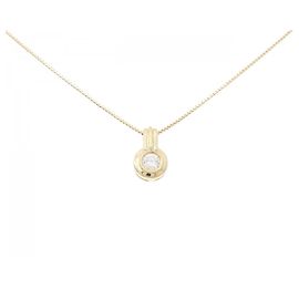 Autre Marque Collana in oro giallo Au750 e diamanti