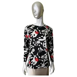 Escada by Margaretha Ley Top con Estampado de Dados