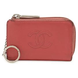 Portafoglio monete Chanel Coco Mark in pelle caviar
