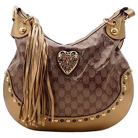 Borsa Hobo Gucci GG Monogram con Dettaglio Cuore